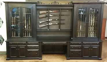 Amish Custom Gun Cabinets