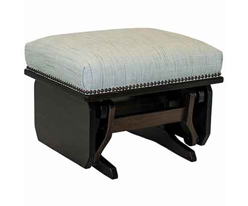 Amish Made Mission Ottoman, solid sides