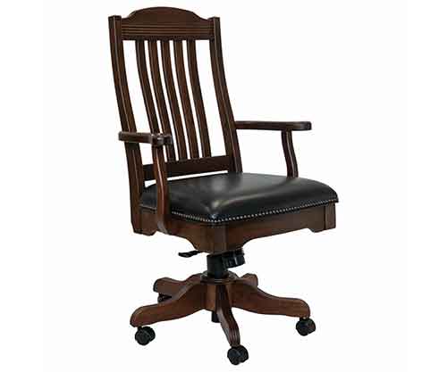 Amish Made Royal Desk Arm Chair