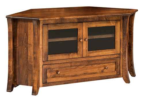 Amish Caledonia TV Corner Cabinet - Click Image to Close
