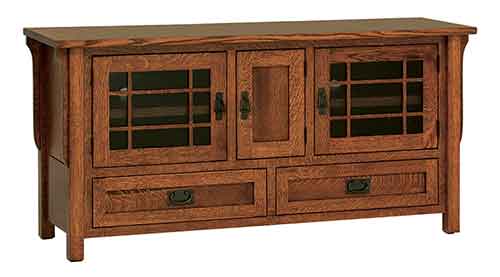 Amish Landmark TV Cabinet - Click Image to Close