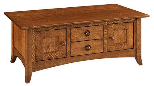Amish Shaker Hill Cabinet Coffee Table [CVH-SKC2242C]