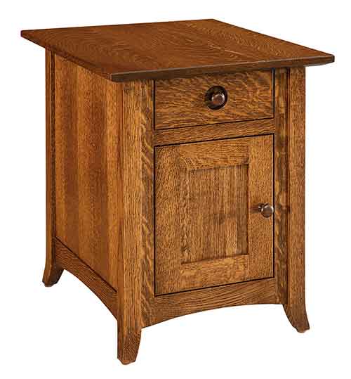 Amish Shaker Hill Cabinet End Table - Click Image to Close