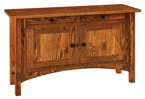 Amish Springhill Cabinet Sofa Table - Click Image to Close