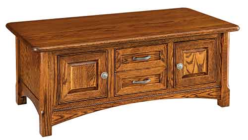 Amish West Lake Cabinet Coffee Table [CVH-WLC2242C]