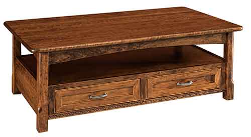Amish West Lake Open Coffee Table - Click Image to Close