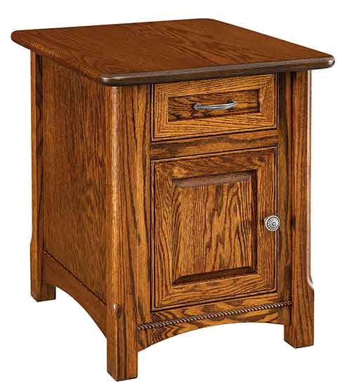 Amish West Lake Cabinet End Table