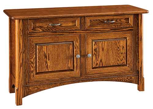 Amish West Lake Cabinet Sofa Table - Click Image to Close