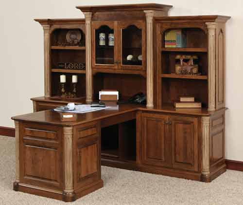 Amish Jefferson Partner Office Desk - Click Image to Close