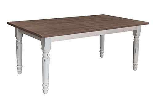 Amish Made Farmhouse Plank Table - Click Image to Close