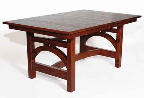 Amish Made J-Arch Table - Click Image to Close