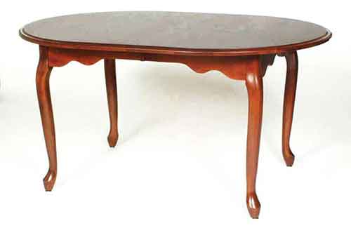Amish Made Queen Anne Leg Table - Click Image to Close