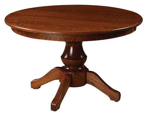 Amish Made Woodstock Single Pedestal Table - Click Image to Close