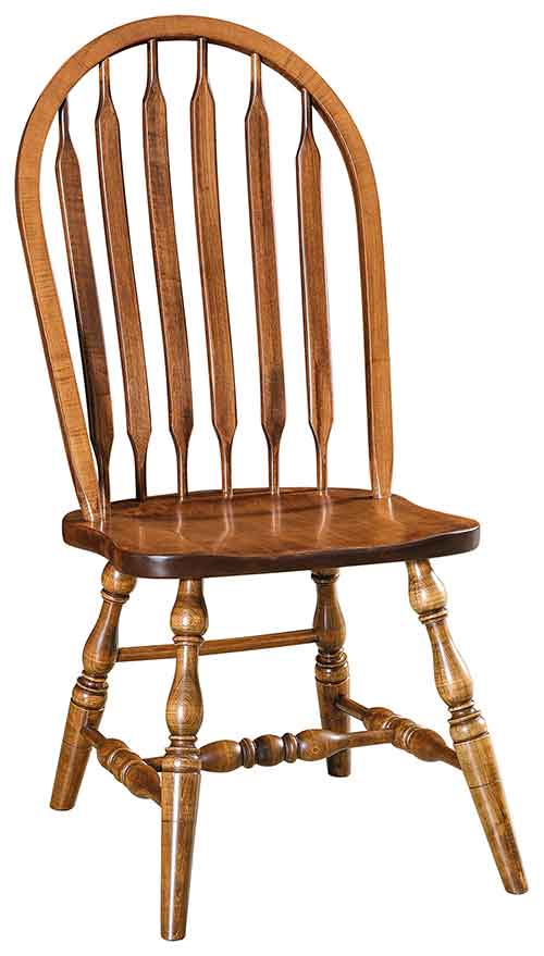 Amish Bent Paddle Dining Chair - Click Image to Close