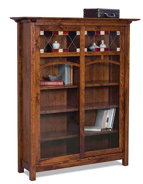 Amish Artesa Double Bookcase - Click Image to Close