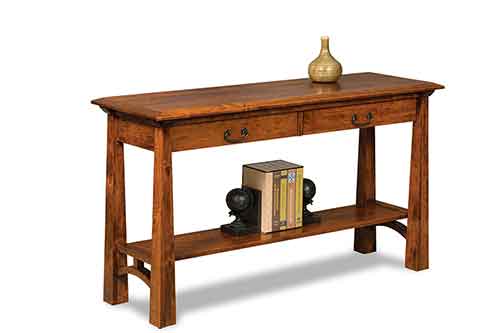 Amish Artesa Open Sofa Table - Click Image to Close