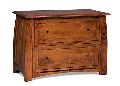 Amish Boulder Creek Lateral File Cabinet - Click Image to Close