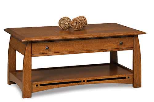 Amish Boulder Creek Open Coffee Table - Click Image to Close