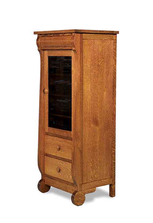 Amish Old Classic Sleigh Stereo Cabinet [FVE-027-OCS]