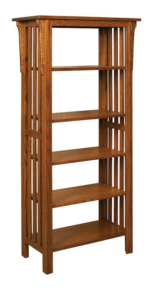 Amish Honeymaze Bookcase - Click Image to Close