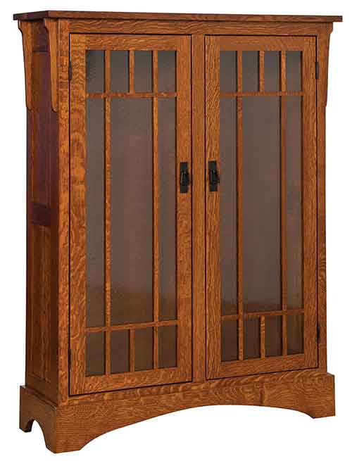Amish Midway Mission Bookcase - Click Image to Close