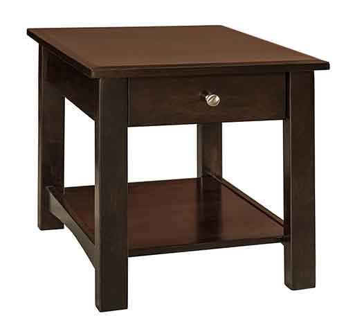 Amish Sunset End Table 1" top - Click Image to Close