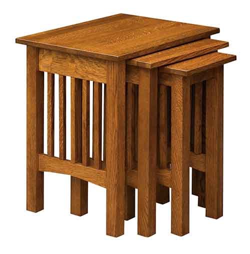 Amish Mission Nesting Table Sets