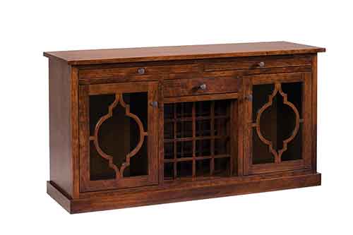Amish Bellamy Wine Cabinet
