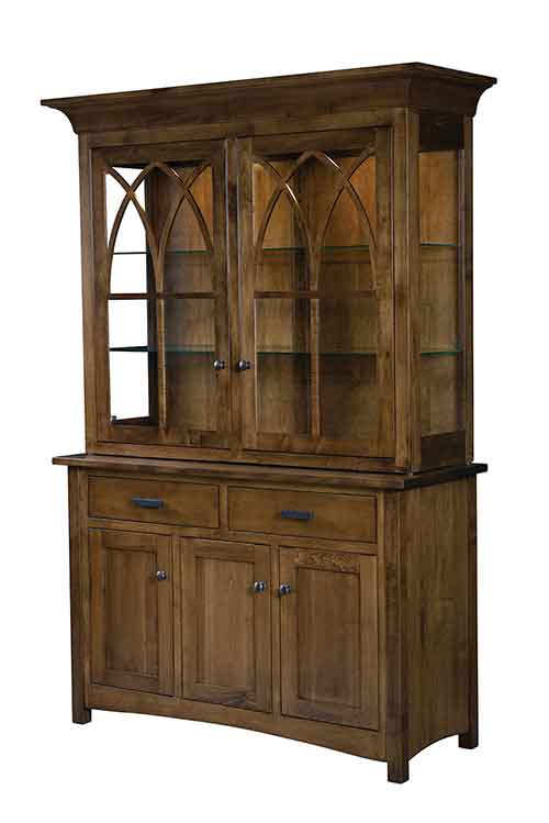 Amish Chandler Hutch - Click Image to Close