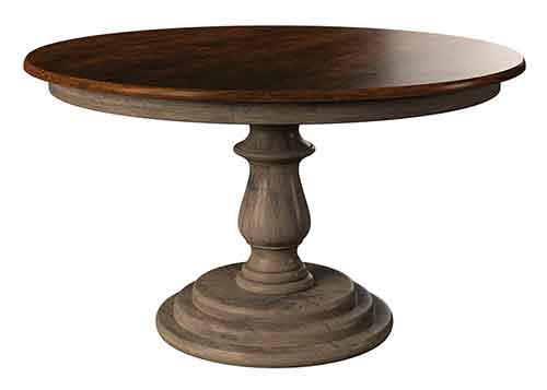 Amish Wilson Single Pedestal Table