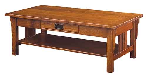 Amish Camden Mission Coffee Table Open - Click Image to Close