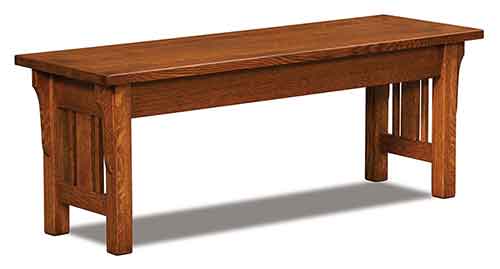 Amish Elliot Mission Bench - Click Image to Close