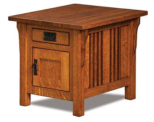 Amish Elliot Mission Cabinet End Table - Click Image to Close