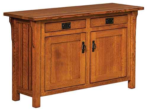 Amish Elliot Mission Cabinet Sofa Table - Click Image to Close