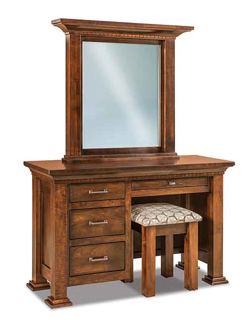 Amish Empire 4 Drawer Vanity Dresser