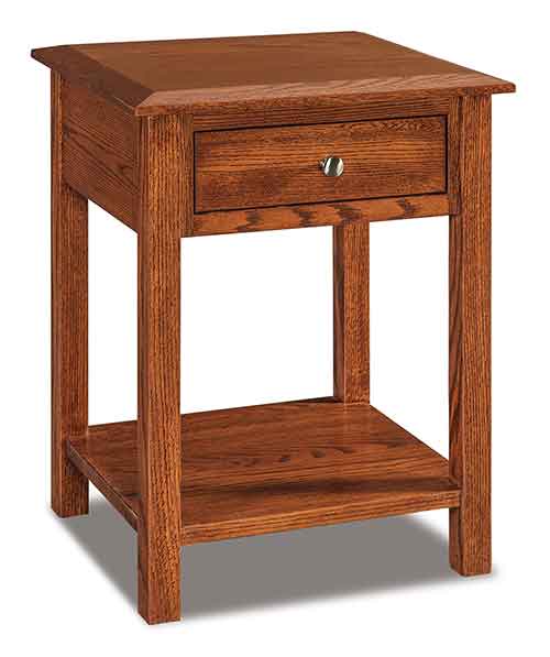 Amish Finland 1 Drawer Open Nightstand