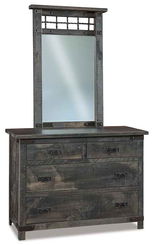 Amish Ironwood 4 Drawer Dresser [JRI-051-1]