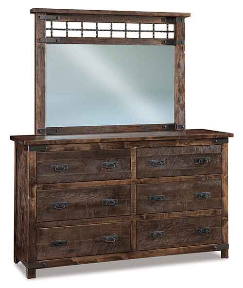 Amish Ironwood 6 Drawer Dresser [JRI-063]
