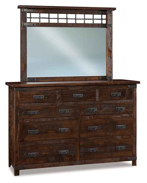 Amish Ironwood 9 Drawer Dresser [JRI-069]