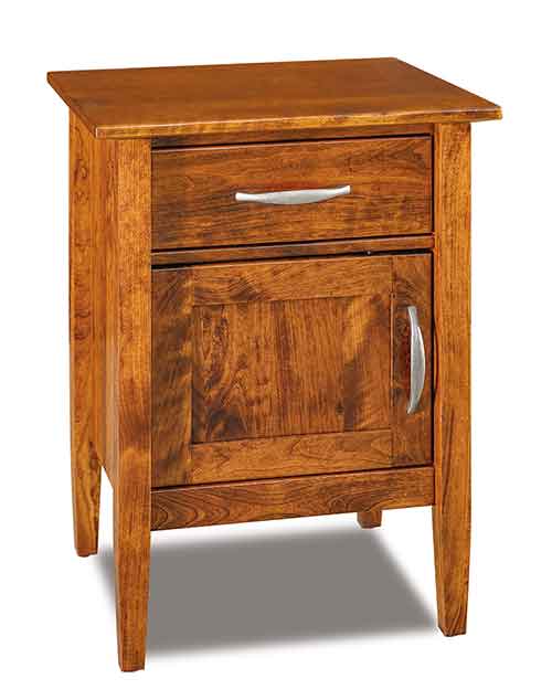 Amish Imperial 1 Drawer, 1 Door Nightstand - Click Image to Close