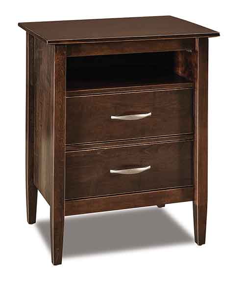 Amish Imperial 2 Drawer Nightstand - Click Image to Close