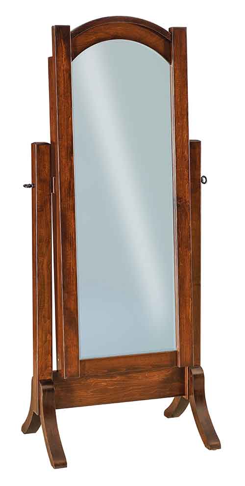 Amish Lexington Cheval Mirror - Click Image to Close