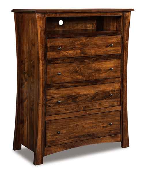 Amish Matison 4 Drawer Media Chest - Click Image to Close