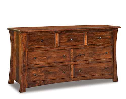 Amish Matison 7 Drawer Dresser - Click Image to Close