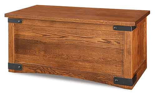 Amish Orewood Blanket Chest with Cedar Bottom - Click Image to Close