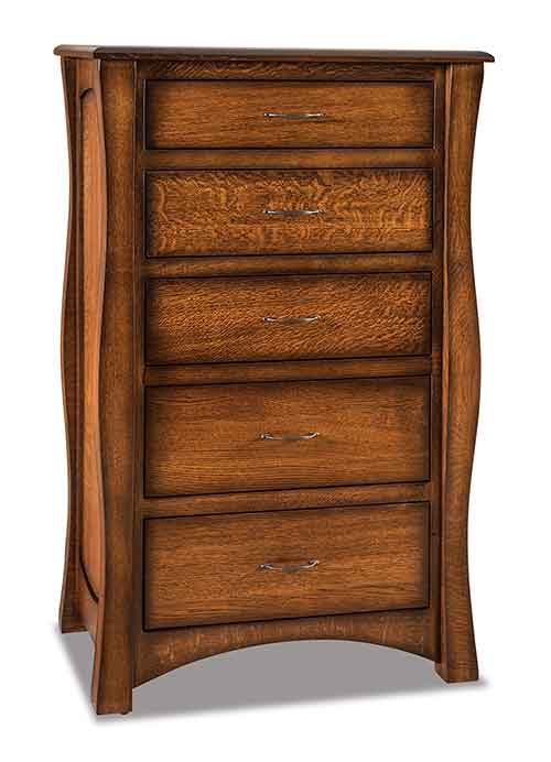 Amish Reno 5 Drawer Chest - Click Image to Close