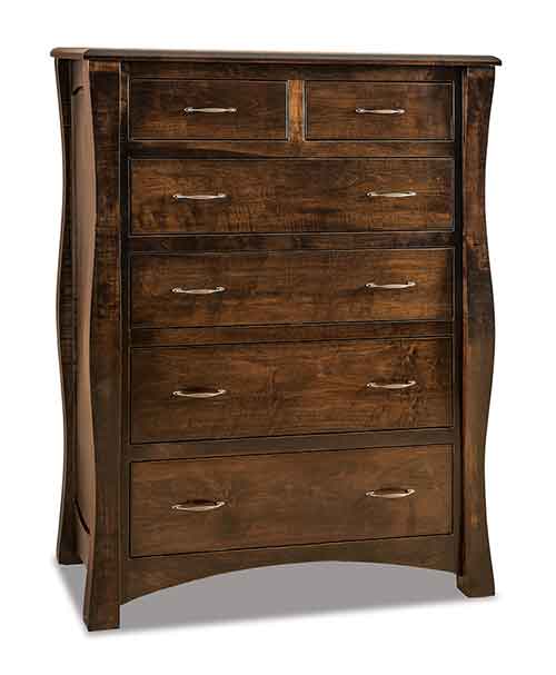 Amish Reno 6 Drawer Chest - Click Image to Close