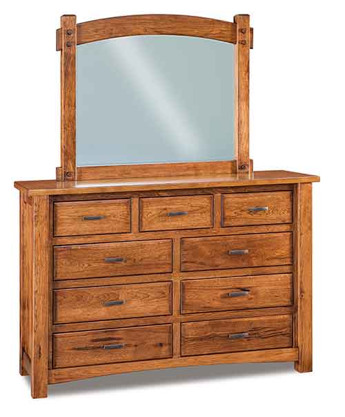 Amish Timbra 9 Drawer Dresser - Click Image to Close