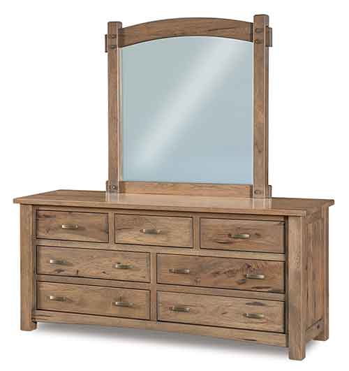 Amish Timbra 7 Drawer Dresser - Click Image to Close