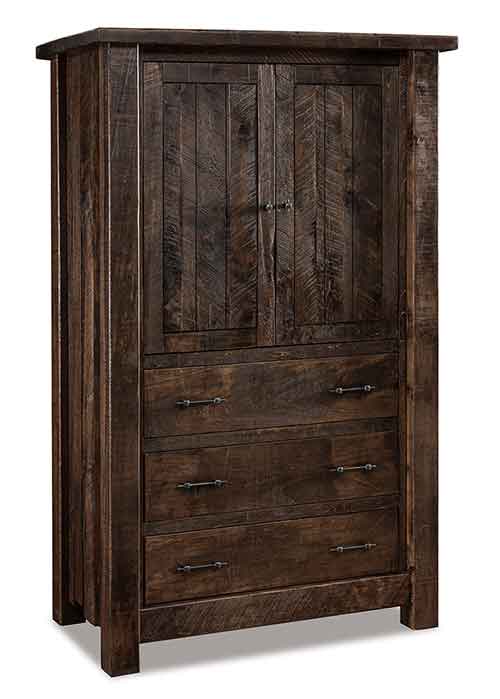 Amish Vandella Armoire; 3 drawers, 2 doors, 2 adj. shelves [JRV-041-3]